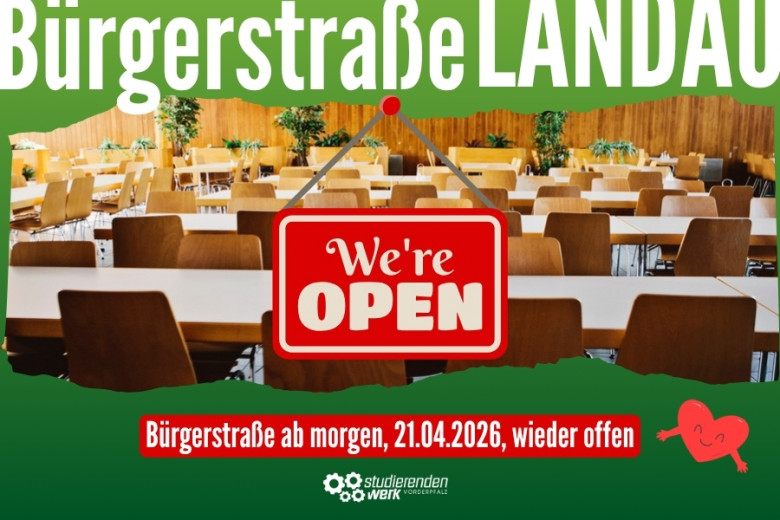 Landau: [F]Bürgerstraße ab 21.4. wieder offen![/F]