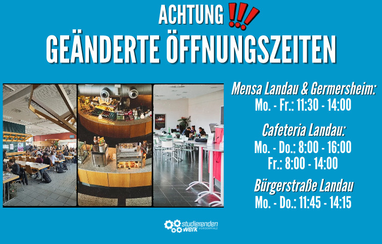 Landau & Germersheim: Neue Öffnungszeiten!