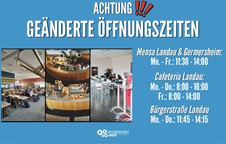 Landau & Germersheim: Neue Öffnungszeiten!