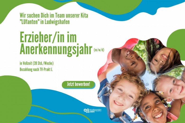 Ludwigshafen: We are looking for you as an educator in your recognition year (m/f/d)