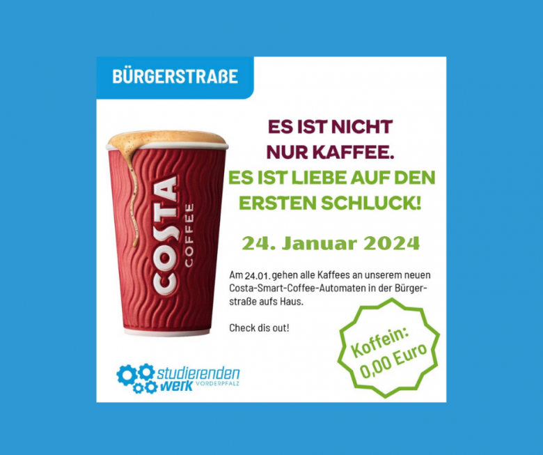 Free coffee in the Bürgerstraße!