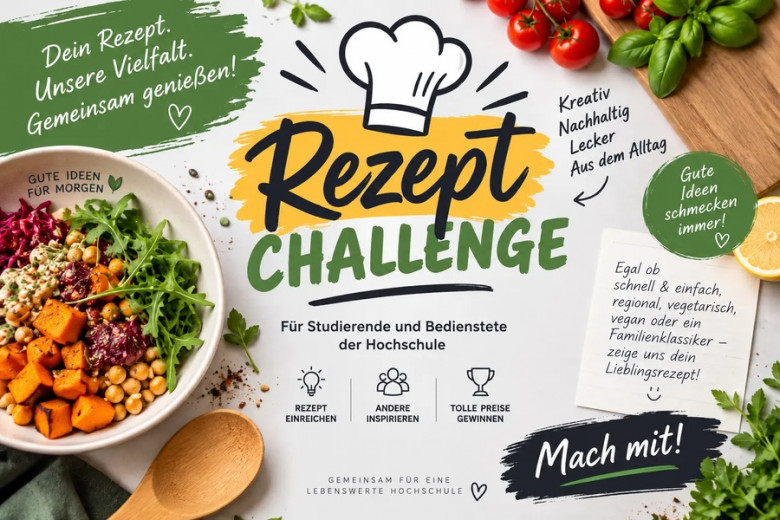 Dein Rezept in unserer Mensa!